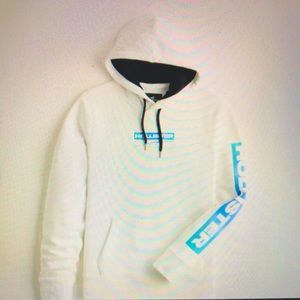 Hollister California men graphic logo hoodie